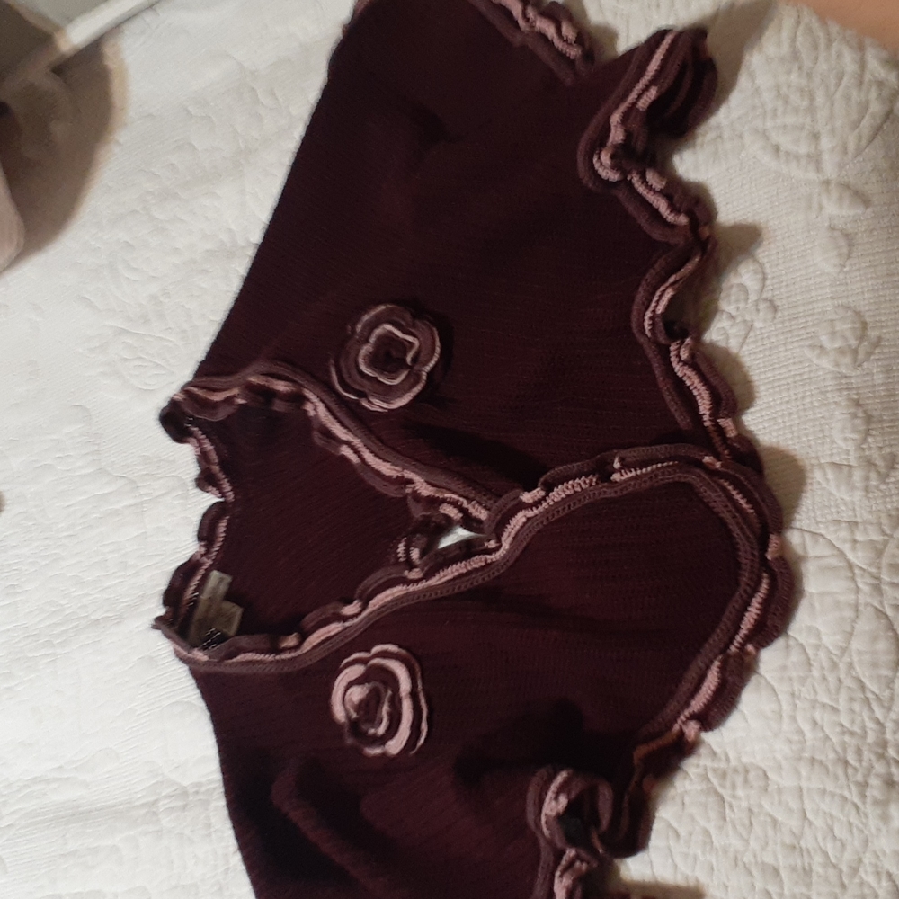 Giuliana Testino Small Plum purple shawl